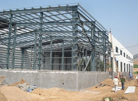 Pre Customized Structural Building Metal Construction Industrial Steel Workshop