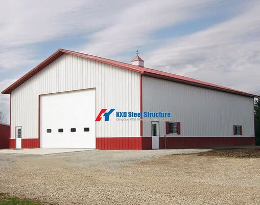 Galvanized Light Construction Steel Structure Prefabricated With Convenient Transportation