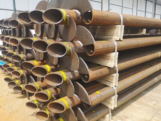 Foundation Use Steel Structure Helical Piles Round Shaft Screw Anchor