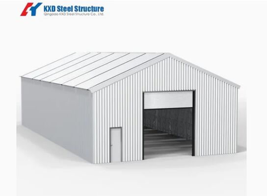 Large Span Fabric Space Steel Structure Workshop KXD-SSW201