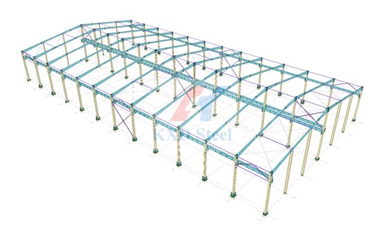 Prefabricated Steel Warehouse & Workshop for Mold Factories