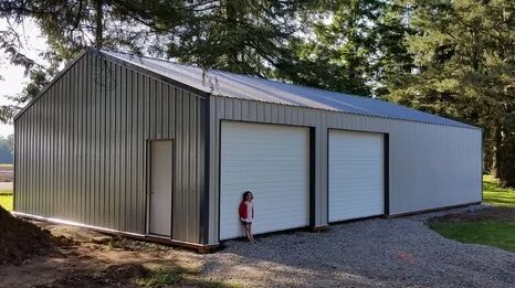 Prefabricated Steel Structure Storage Shed Building