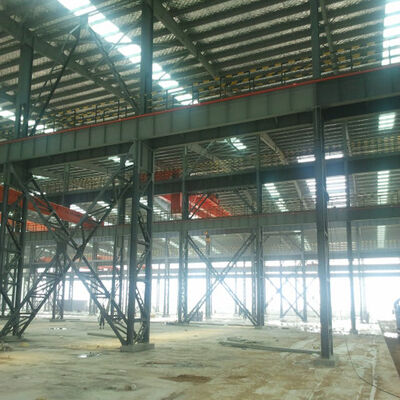 High-strength H-section Steel Structure Building with Corrosion Resistant Prefabricated Industrial Quick Installation