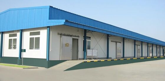Prefabricated Steel Structure Building with 50+ Years Service Life, Galvanized Components, and Fire Proof Design for Exhibition Halls