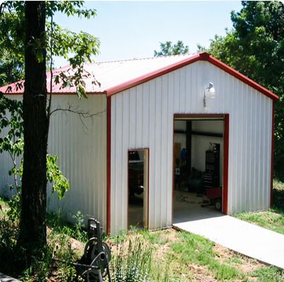 Custom Large Span Corrosion Resistant Prefabricated Warehouse with 50 Years Lifetime Steel Structure Hangar