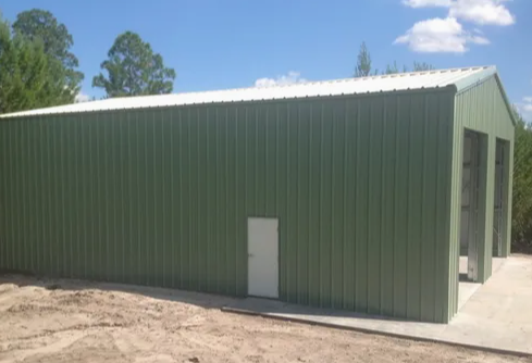 High Resistance To Deformation Steel Structure Shed with More Than 50 Years Life Span and Up to 2 Hours Fire Resistance