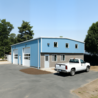 Custom Design Portal Frame Pre-Engineered Steel Structure with High Resistance To Deformation and Short Construction Time