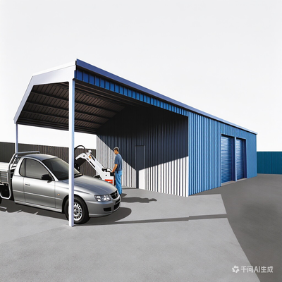Anti-Corrosion Customizable Prefabricated Steel Warehouse with 50 Years Using Life