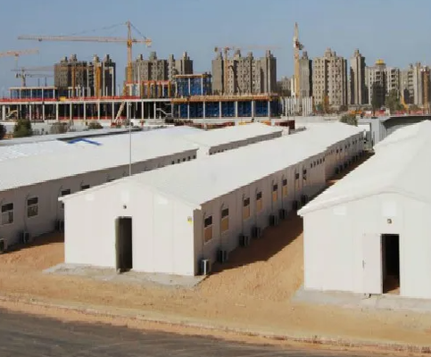 Hot Dip Galvanized Pre-engineered Steel Building with Modular Construction and 50 Years Life Cycle