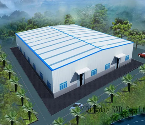 Pre-engineered Steel Structure Building with 50-70 Years Life Span, 2 Hours Fire Resistance, and Wind Resistance ≥150km/h