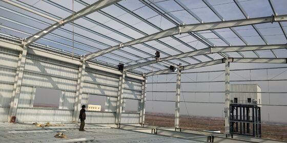 Customizable Size Steel Structure Workshop with Anti-Corrosion Coating and Sandwich Panel Roofing