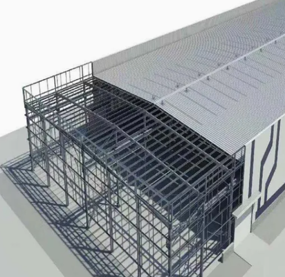 Pre-engineered Steel Building with 50 Years Life Cycle, Corrosion Resistant and Quick Erection for Industrial Use