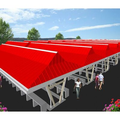 Light Portal Frame Structure Structural Roofing Modular House Prefabricated Construction Building
