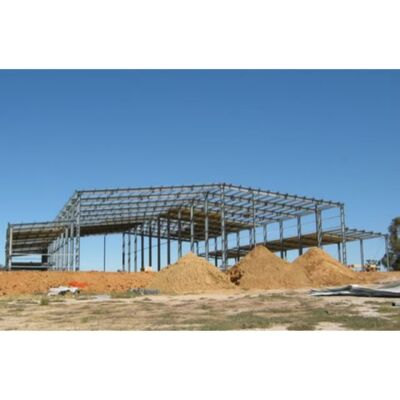 Corrugated Steel Sheet Steel Structure Building with Hot Dip Galvanizing and Short Construction Time for Prefabricated Steel Building